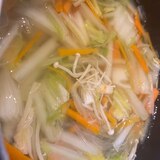 白菜たっぷり〜★中華スープ